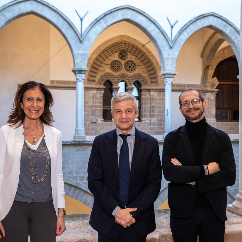 Da sinistra: Patrizia Di Dio, Massimo Midiri e Maurizio Carta