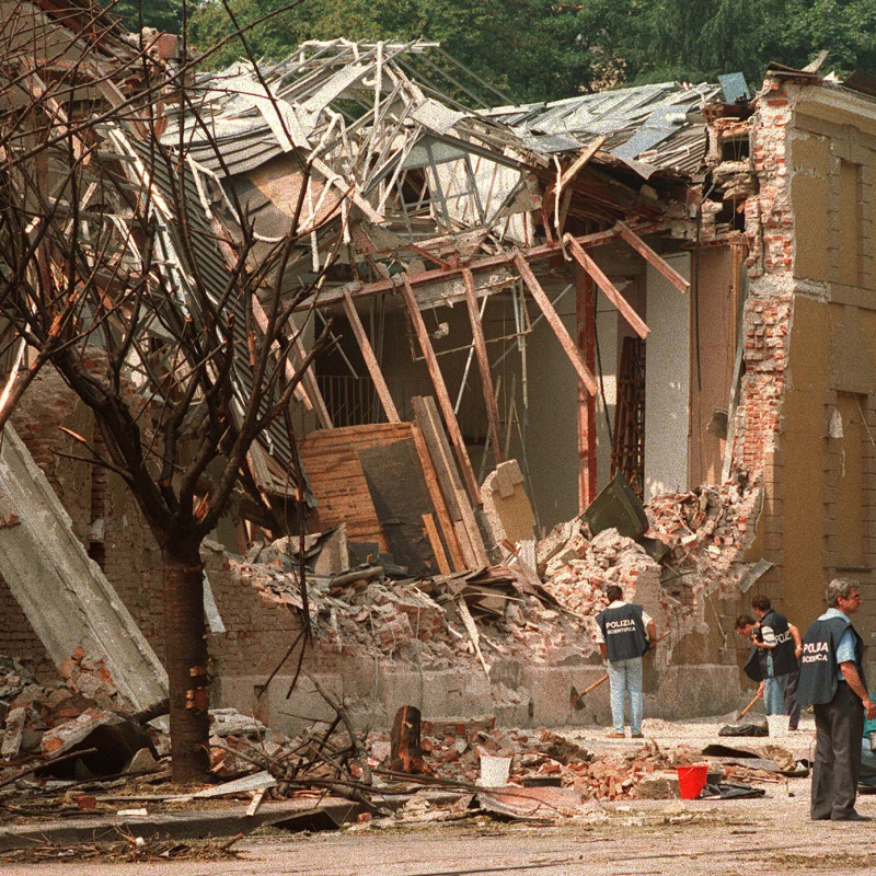 La strage di via Palestro a Milano