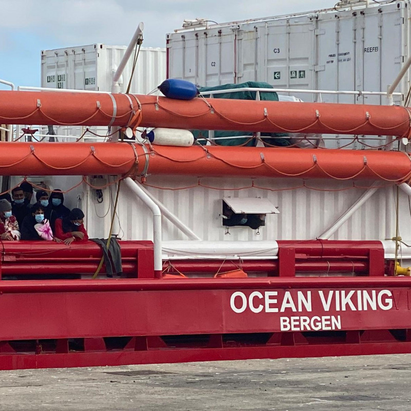 La Ocean Viking in una foto d'archivio