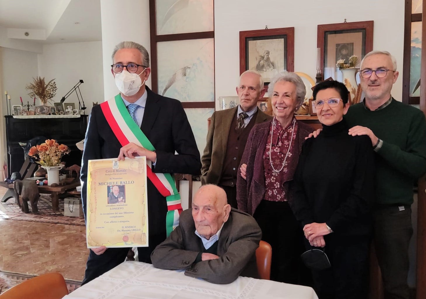 L enologo Michele Rallo compie 106 anni il pi longevo di