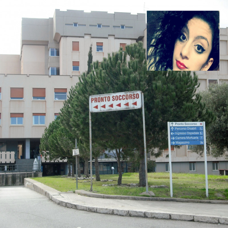 L'ospedale di Termini Imerese, nel riquadro Miriam Battaglia