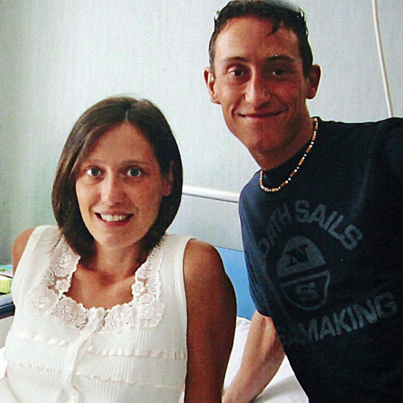 Stefano Cucchi e la sorella in una foto d'archivio