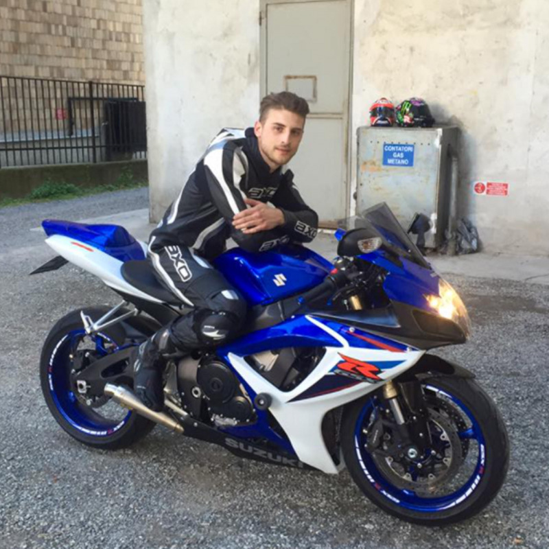 Davide Scanio, 32 anni, era un appassionato di motociclismo