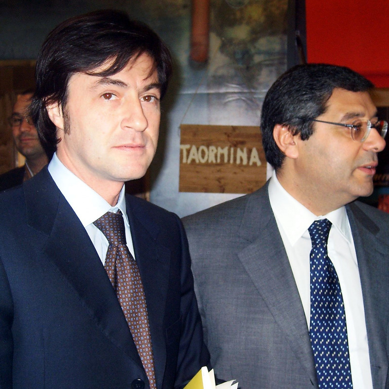 Francesco Cascio e Totò Cuffaro in una foto del 2005