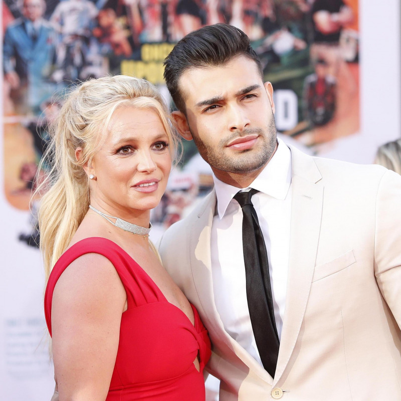 Britney Spears con il fidanzato Sam Asghari