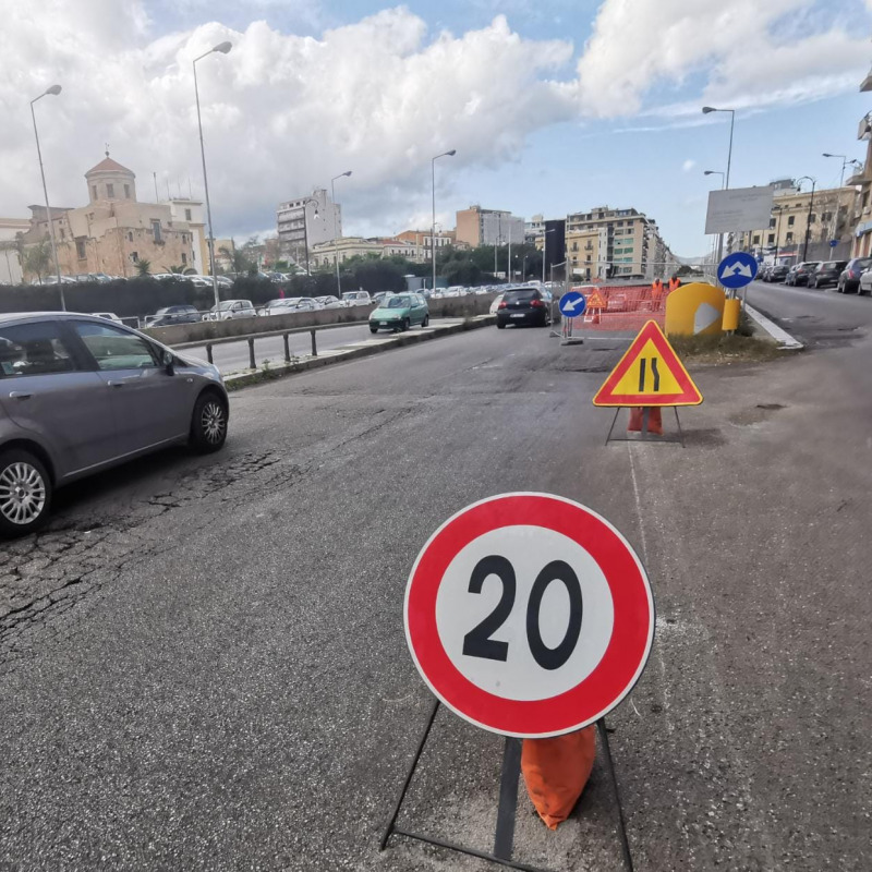 Nuovo cantiere in via Crispi a Palermo