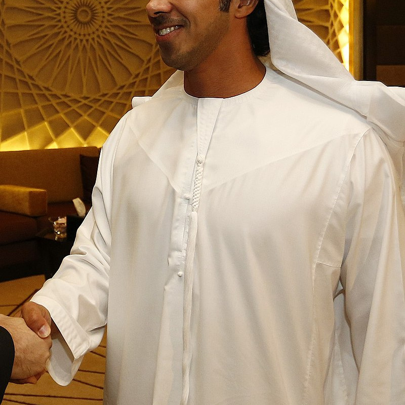 Lo sceicco Mansur bin Zayd Al Nahyan