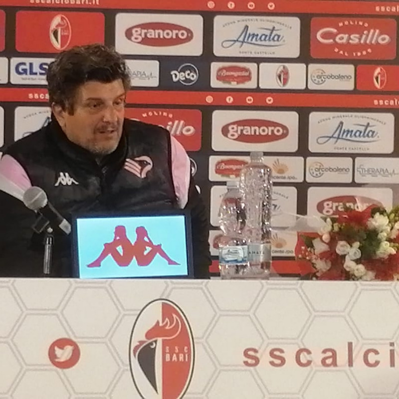 L'allenatore del Palermo Silvio Baldini
