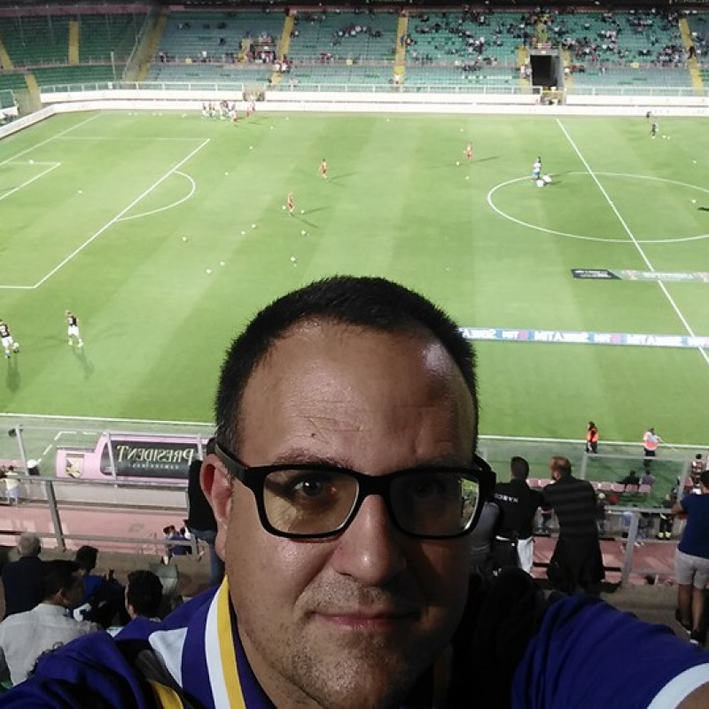 Paolo Romano allo stadio Barbera il 10 settembre del 2016