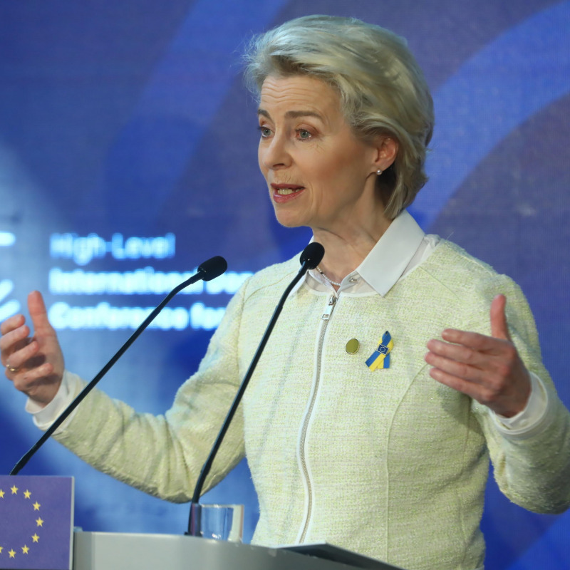 Il presidente della Commissione Ue, Ursula von der Leyen