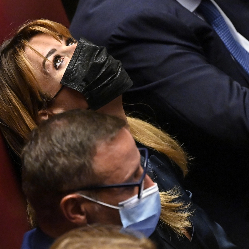 Matilde Siracusano alla Camera dei Deputati (foto di Riccardo Antimiani/Ansa)