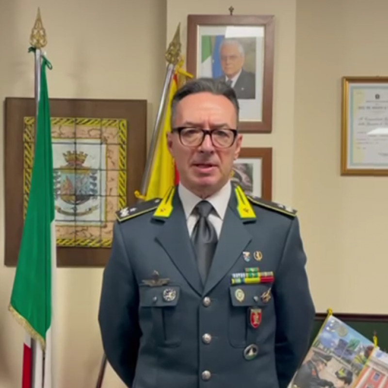 Antonio Nicola Quintavalle Cecere, comandante provinciale della guardia di finanza di Palermo