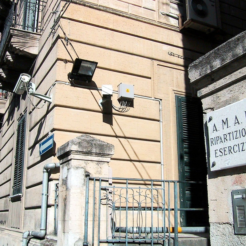 Gli uffici dell'Amap, in via Volturno