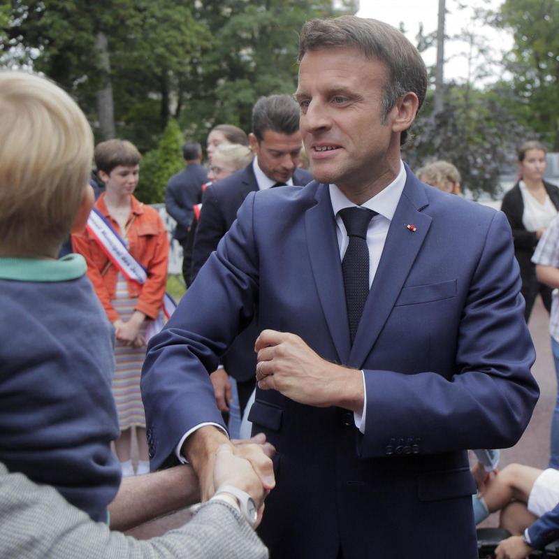 Il presidente francese Emmanuel Macron