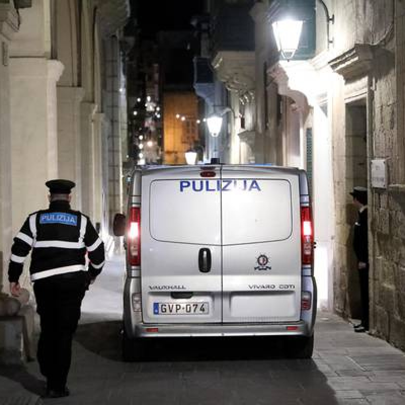 epa08036210 A police van carrying entrepreneur Yorgen Fenech leaves at the Malta Law Courts in Valletta, Malta, 30 November 2019.Fenech was arraigned in court and charged with complicity in the murder of journalist Daphne Caruana Galizia. He pleaded not guilty to the charge and others, which include promoting or financing a criminal organisation and conspiracy to commit a crime. If found guilty, he will face up to a lifetime in prison. Maltese authorities had arrested Yorgen Fenech on 20 November as a person of interest in investigations into the October 2017 car bomb murder of Maltese journalist Daphne Caruana Galizia. EPA/DOMENIC AQUILINA