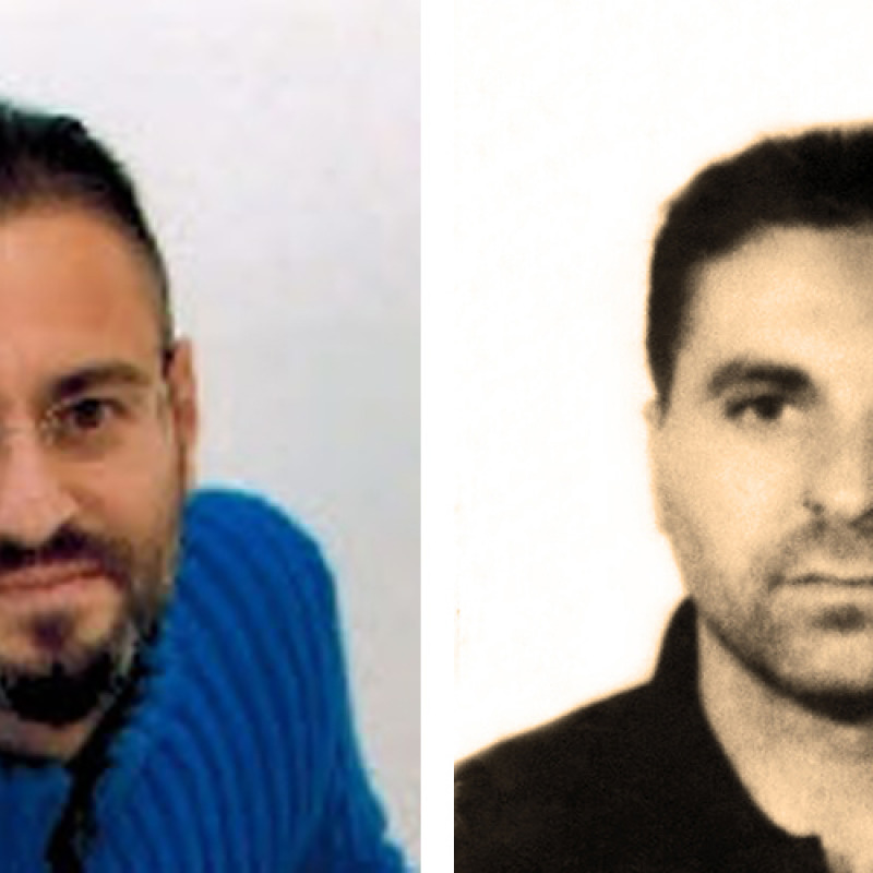 A sinistra Alessio Attanasio, a destra Angelo Sparatore, ucciso dalla mafia: secondo la magistratura su ordine di Attanasio