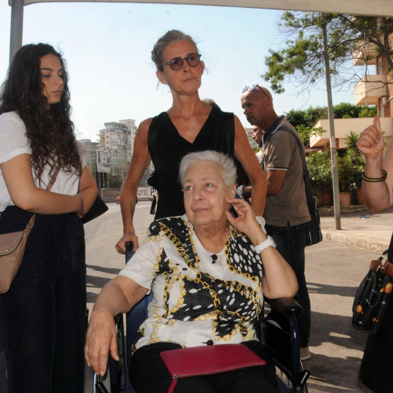 Rita Borsellino alla commemorazione per i 25 anni dalla strage di via d'Amelio: era il 19 luglio del 2017, la sorella del giudice morirà l'anno successivo (foto di Franco Lannino)