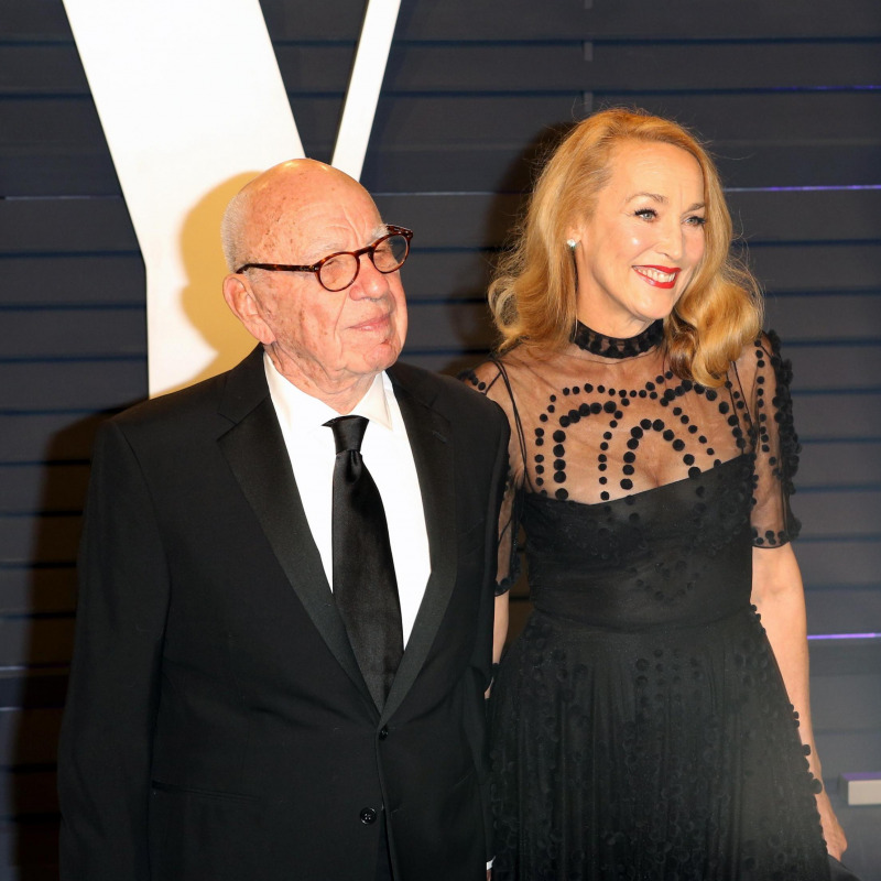 Rupert Murdoch E Jerry Hall al Vanity Fair Oscar Party