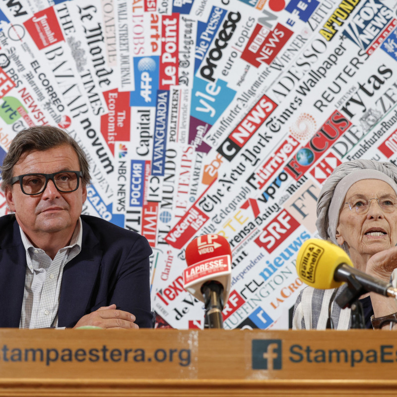 Carlo Calenda ed Emma Bonino (foto Lami)