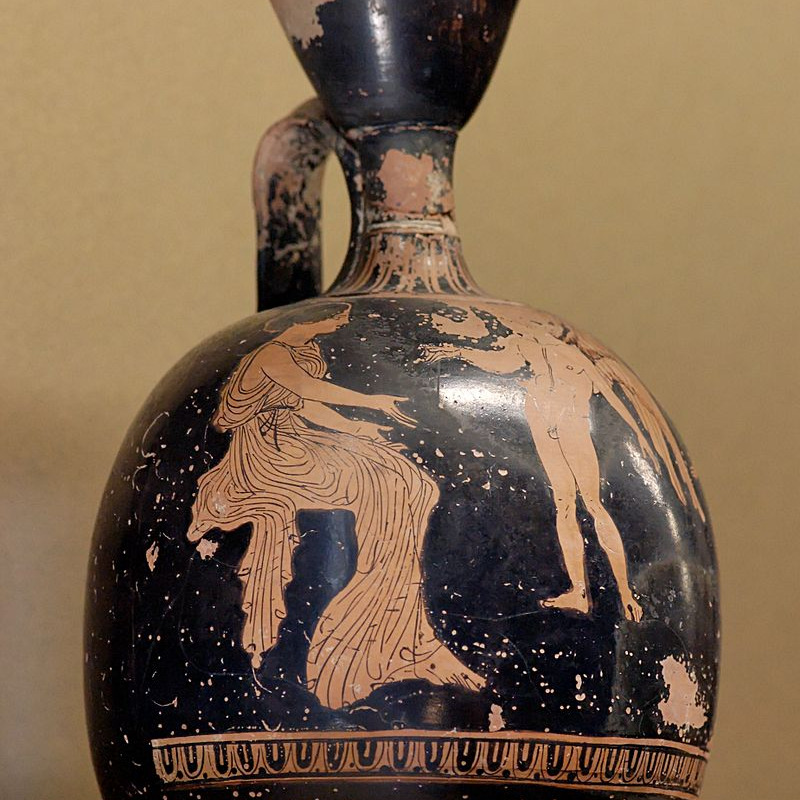 Lekythos ariballica, conservata al Museo del Louvre