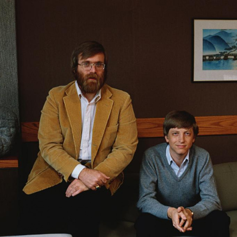 Paul Allen e Bill Gates da giovani