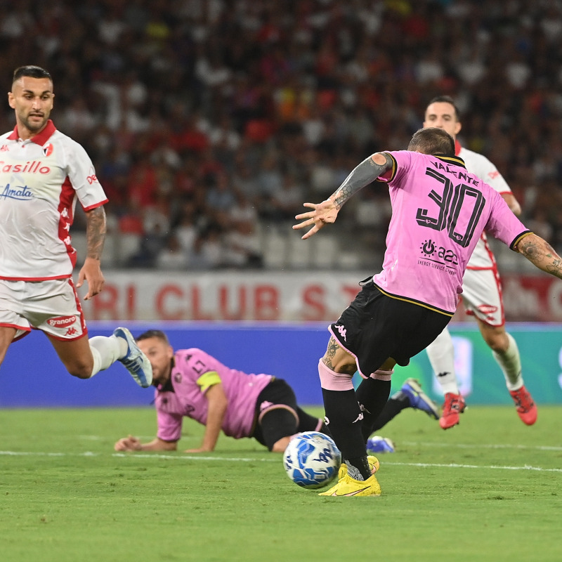 Nicola Valente, a Bari ha siglato l'unico gol del Palermo in trasferta nelle prime sei giornate