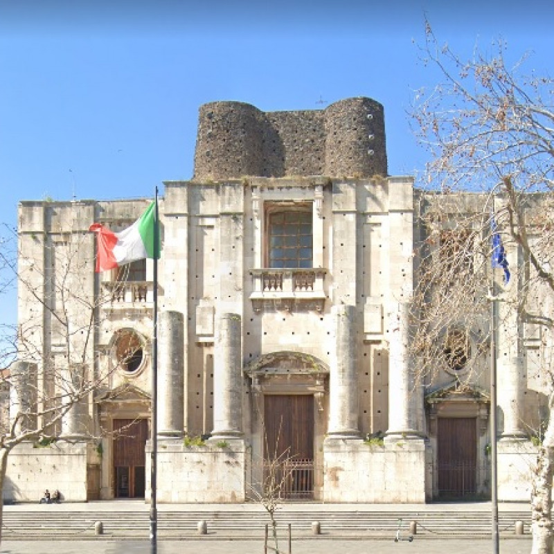 La chiesa di San Nicolò, a Catania