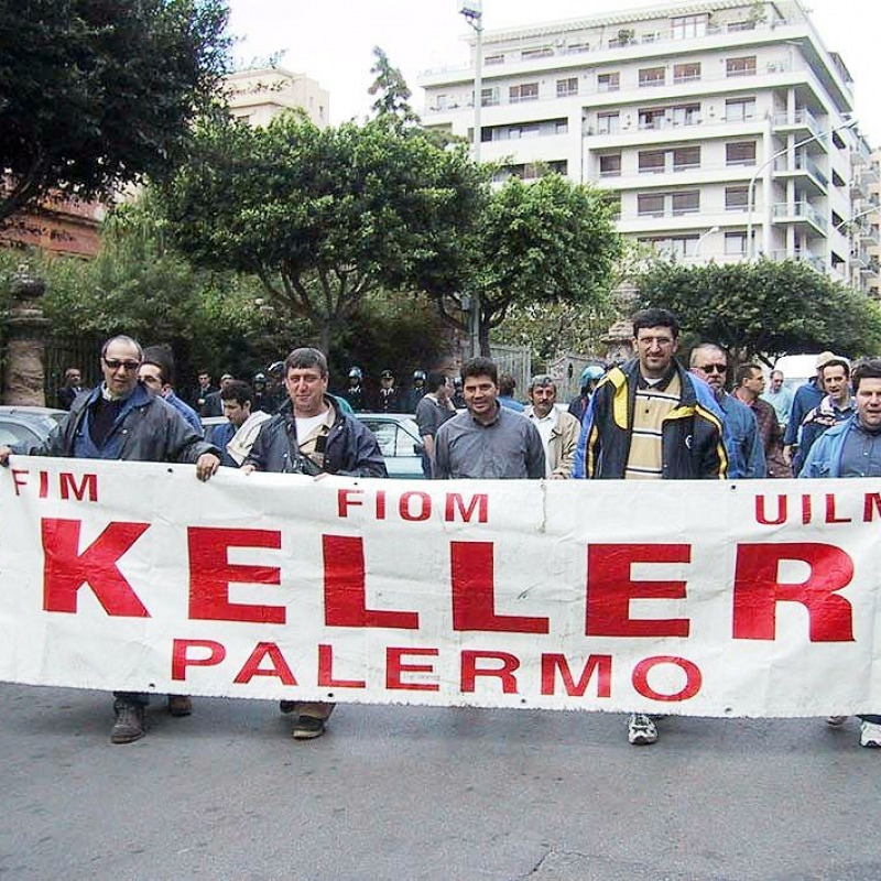 Una protesta degli ex Keller