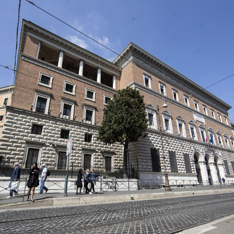Il ministero di Grazia e Giustizia, in via Arenula, a Roma (foto di Massimo Percossi)