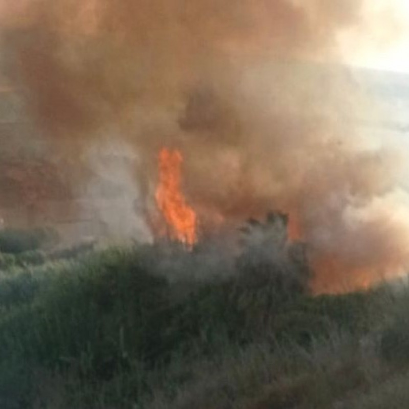 L'incendio di via Madonnuzza, a Sciacca