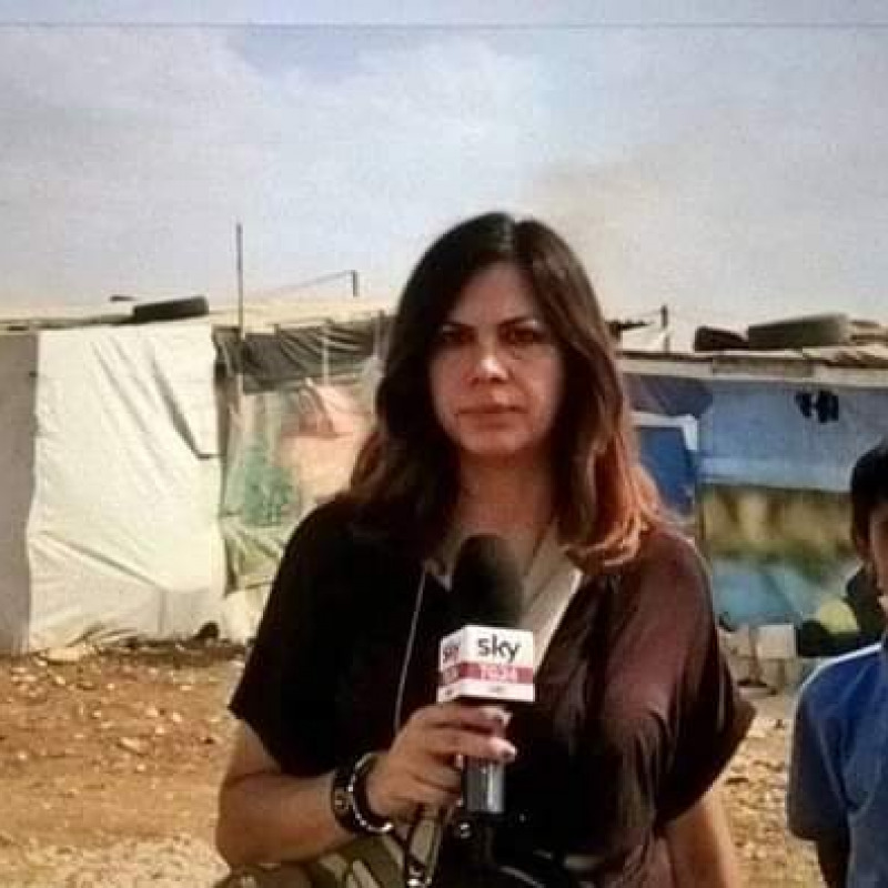 Raffaella Daino, servizio da un campo profughi fra Siria e Libano