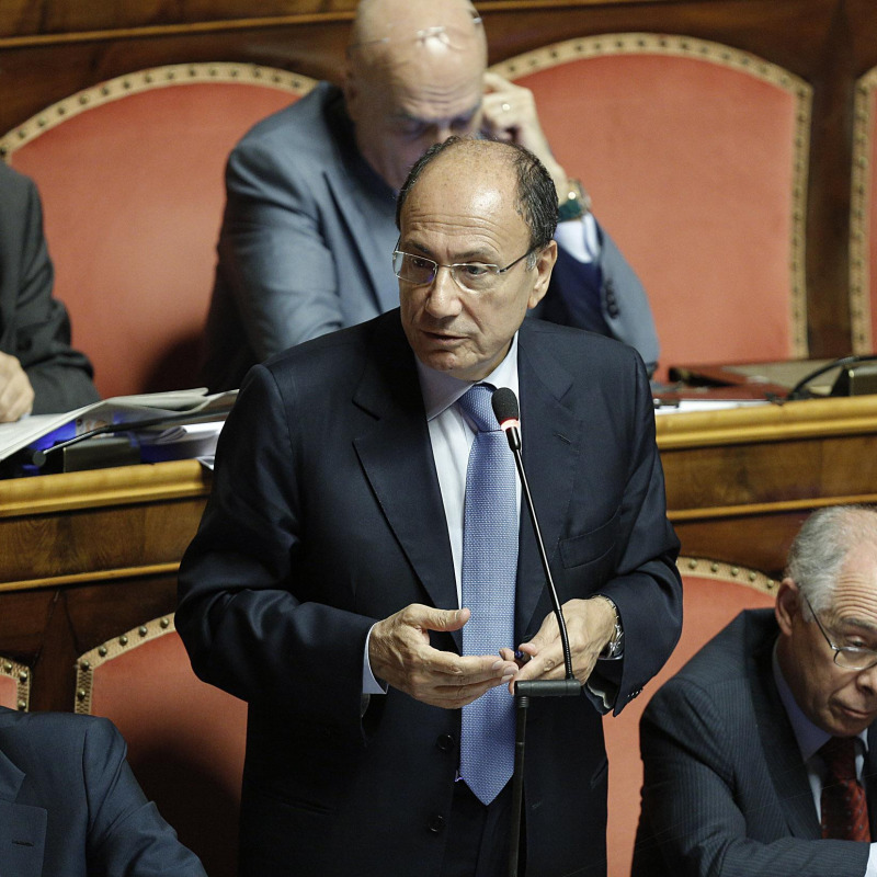 Renato Schifani in Senato