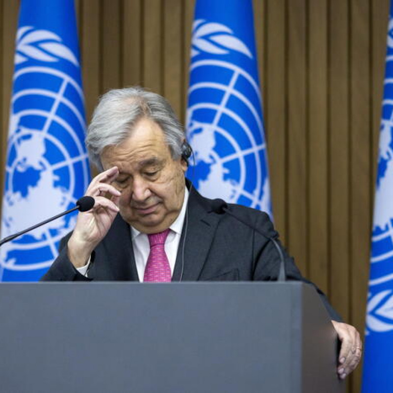 Il segretario generale dell'Onu Antonio Guterres