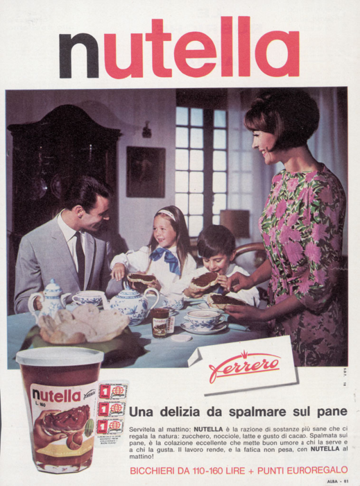 Nutella racconta la storia d'Italia