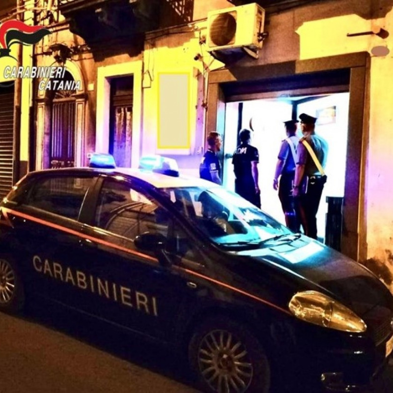 Il controllo dei carabinieri