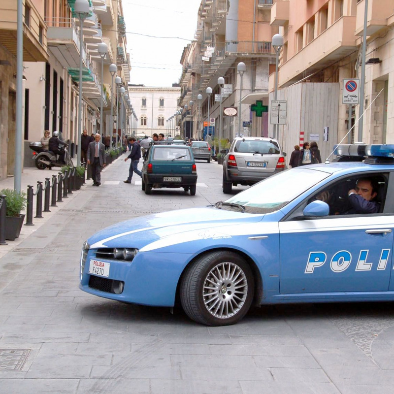 La polizia a Ortigia