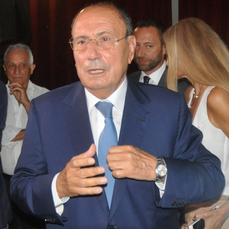 Il presidente della Regione, Renato Schifani