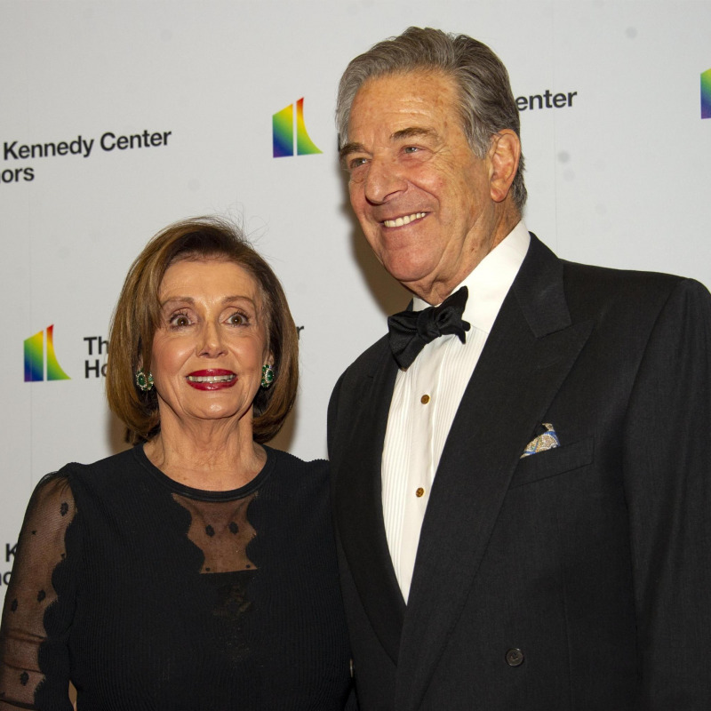 Paul Pelosi assieme alla moglie Nancy
