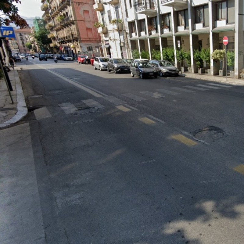 La via Pasquale Calvi, a Palermo