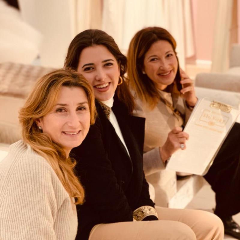 Da sinistra Marinda Valentino, Alessandra La Commare e Paola Valentino