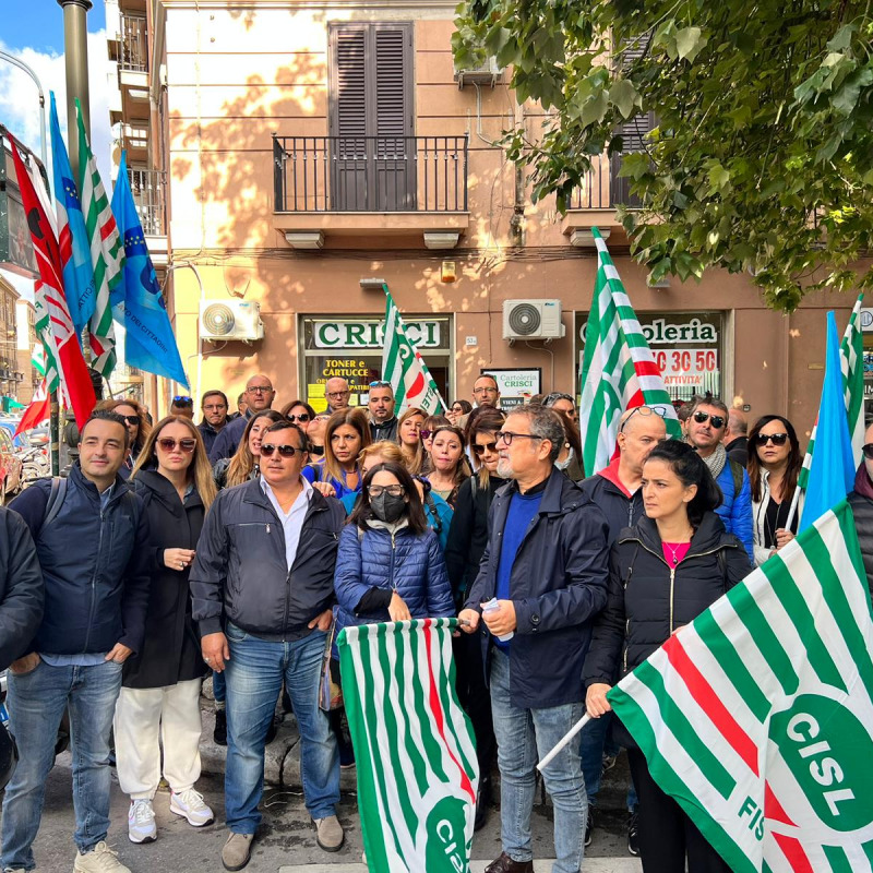 Dipendenti Almaviva a Palermo