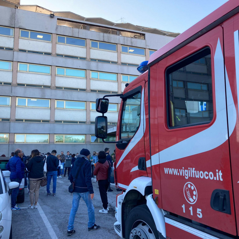 Pazienti evacuati da Villa Igea ad Ancona