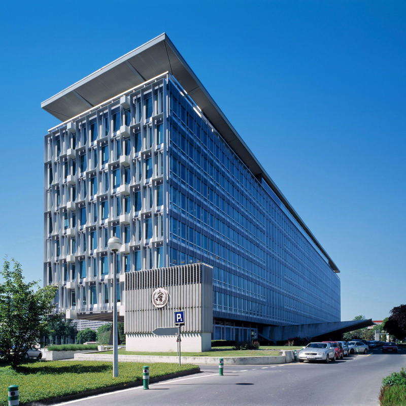 La sede dell'Organizzazione mondiale della Sanità, a Ginevra