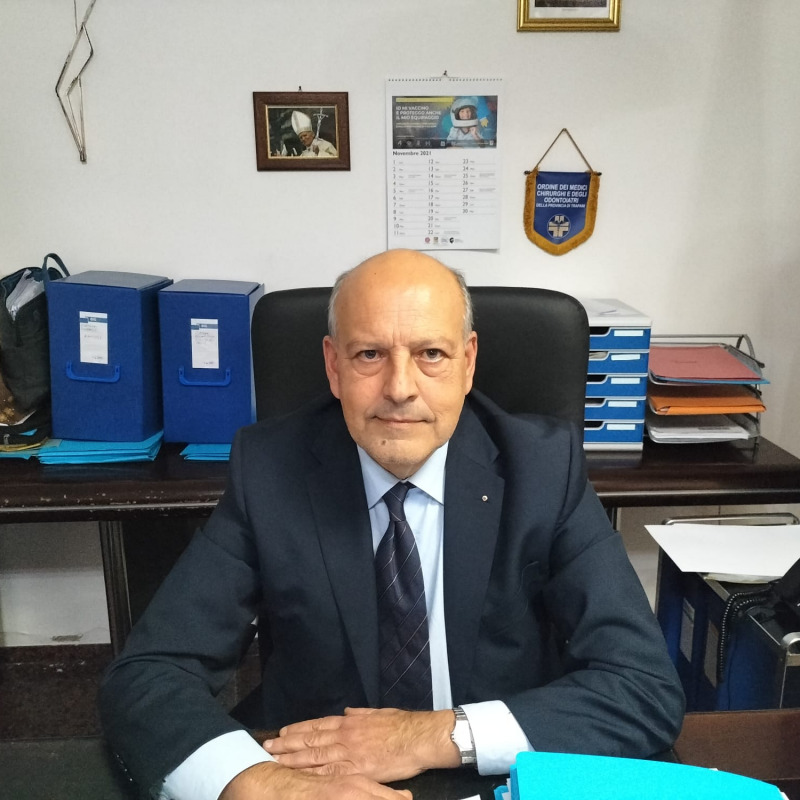 Vito Barraco, presidente dell'ordine dei medici di Trapani