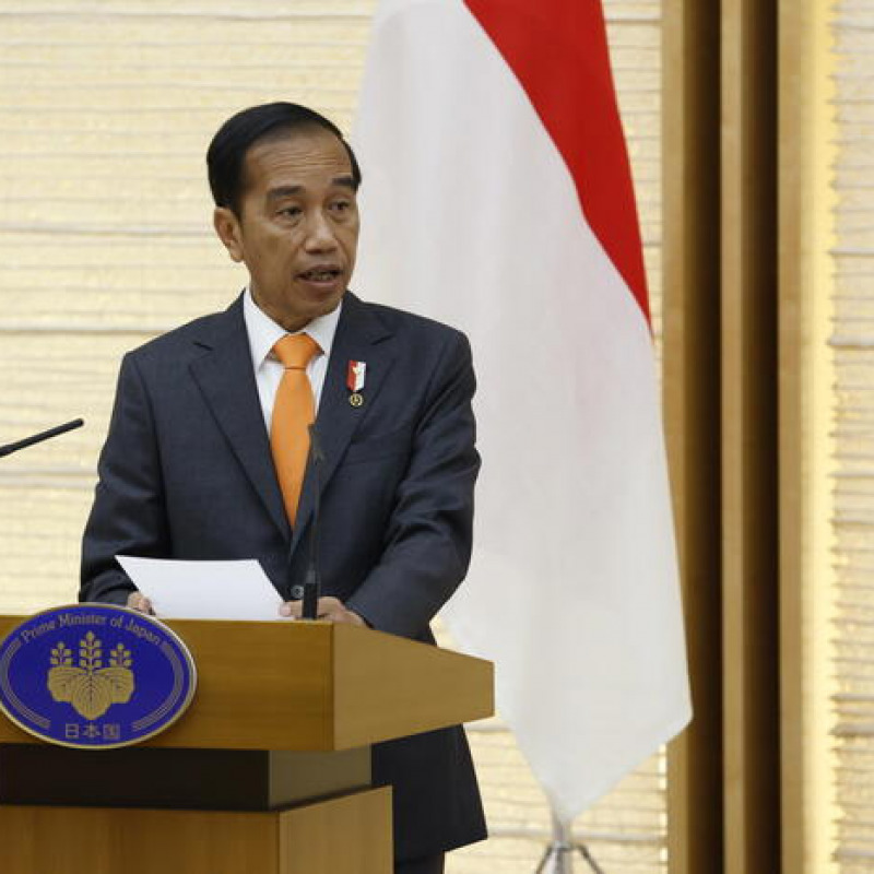 Il presidente indonesiano Joko Widodo