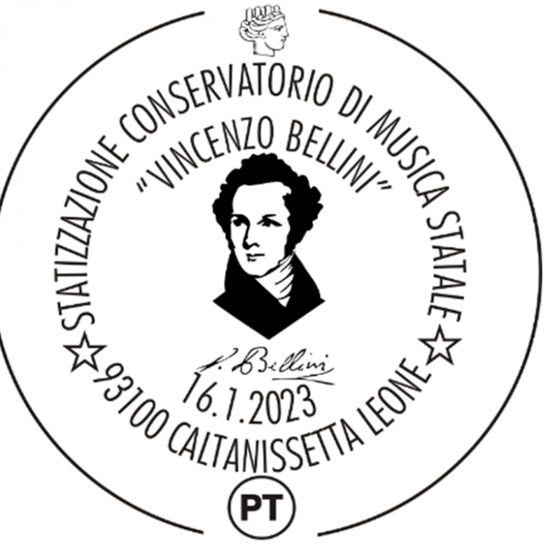 Statizzazione conservatorio Bellini, un bollo speciale di Poste per Caltanissetta