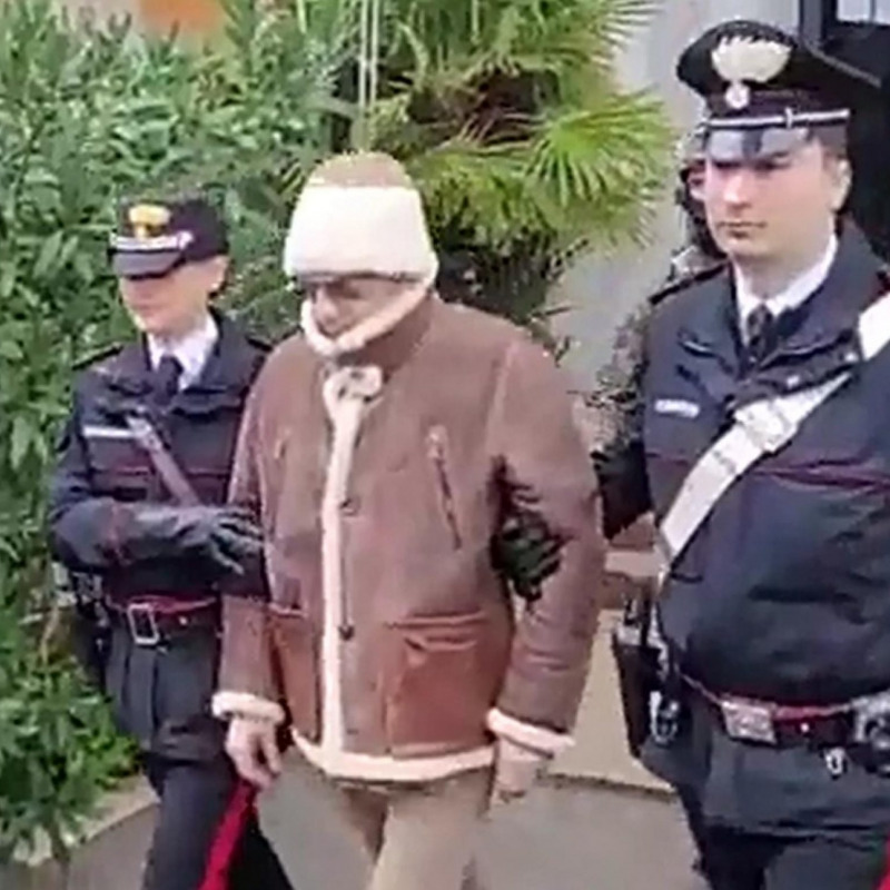 L'arresto del boss mafioso Matteo Messina Denaro