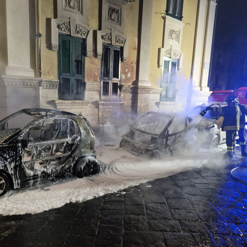 Incendio via Costantino Lascaris Messina