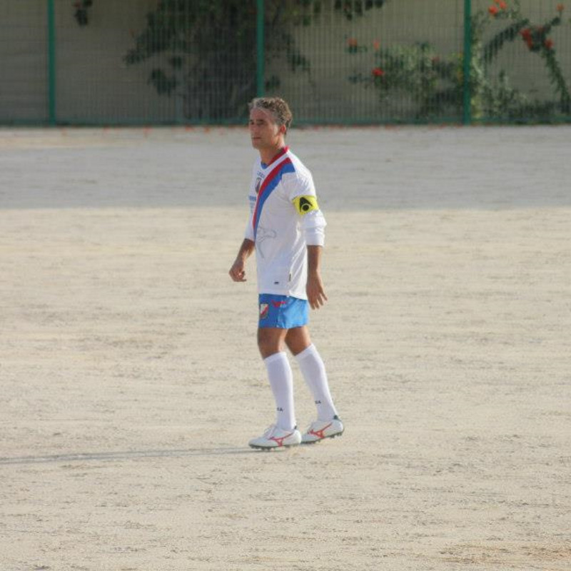 Matteo Bucaria nelle vesti di calciatore
