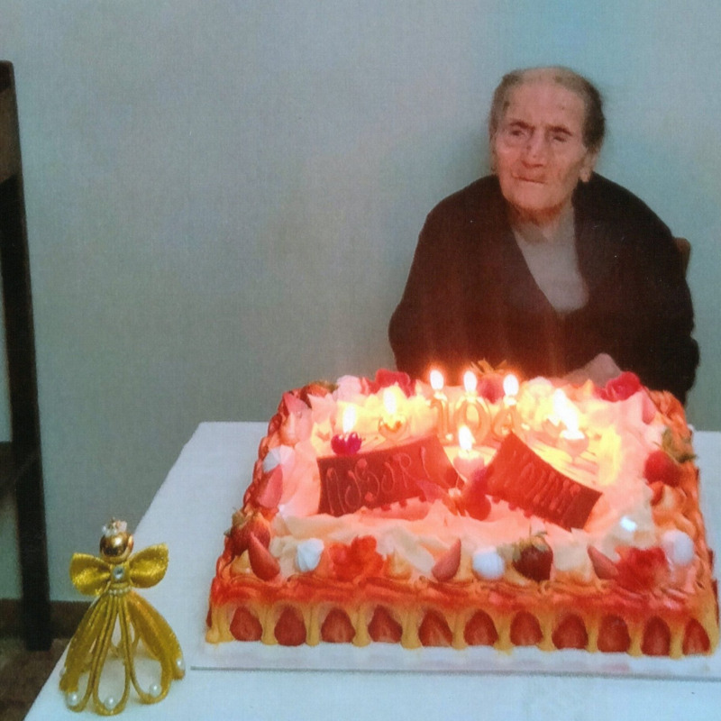 Mimma Rizzo, ha compiuto 104 anni